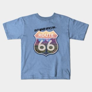 Get Your Kicks on Route 66 Kids T-Shirt